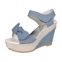Ichuanyi sandale za žene čišćenje modnih žena gležnjače za sandale za ljetne klizanje platforme klinovi