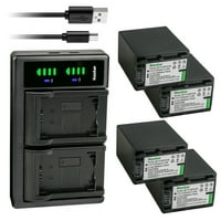 Kastar Battery NP-FV i Ltd USB punjač kompatibilan sa HDR-C HDR-C HDR-C HDR-C HDR-C HDR-C HDR-CX900E