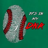 Divlji Bobby, bejzbol otisak prsta U mojoj je DNK, sportovima, muškarcima grafički tenk, Kelly, 3x-velika