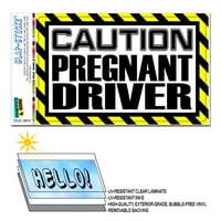Oprez za trudnički vozač Slap-Stickz Premium naljepnica