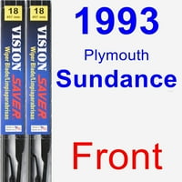 Plymouth Sundance Wiper Wiper Blade - Vizija Saver