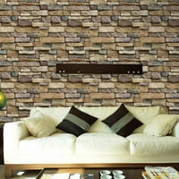 3D modernu kamenu pozadinu od opeke u kamen kućne sobe samoljepljivi teksturirani naljepni naljepnica
