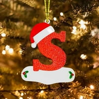 Božićni ukrasi za božićne abecede ukrasi abeceda Personalizirani ukrasi Božićni personalizirani kućni
