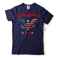 Američka orao košulja Est majica za neovisnost slobode u Sjedinjenim Državama američke košulje za zastavu