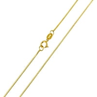 14K Real Yellow Gold Bo lanac ogrlica za bebu, djecu i žene