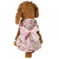 Sweet Puppy Dog Princess suknja kućna ljubimca ljetna cvjetna haljina