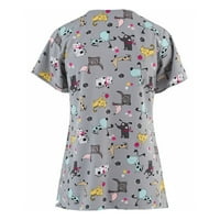 Usmixi ženske bluze i vrhovi Dreske majice sestrine medicinske sestre Radne uniforme sa džepom Ljeto