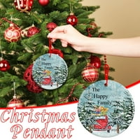 VikakioOze Početna Dekor personalizirajte oblikorane ukrase viseći ukrasi za božićnu ukrasu