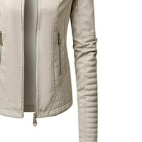 Doseith zimski kaputi, jakne za žene, ženska jesena moda, bijela, modna jakna na žensku čvrstoću džep