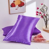 Kućište Satin jastučnica za kosu i kožu svileni jastučni jastučni komadići set - kliznite hlađenje Satin jastuk sive