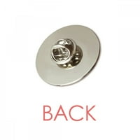 Lion Center King Pley Art Deco modni okrugli metalni kašični pin Brooch
