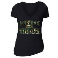 Xtrafly Odjeća Ženska potpora Naše vojne majice Američka vojna majica SAD Armijska Camo majica