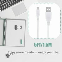Na 3,3ft bijeli mikro USB punjač za zamjenu kabela kabela za Kindle 3RD generaciju generacije D00901,