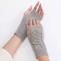 Ugodne i elegantne ženske rukavice bez prstiju - topla zimska ručni mitzeni s topljicom