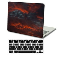 Kaishek zaštitna futrola tvrdi pokrov kompatibilan sa Macbook Pro S s mrežnom ekranom + crna poklopac