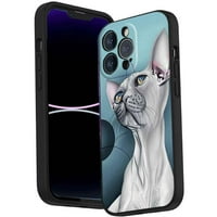 Kompatibilan sa iPhone Pro telefonom, SFhynx-Cat Case Silikonska zaštitna za teen Girl Boy Case za iPhone Pro