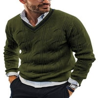 Capreze kabel pletenje Jumper Tops odjeća za muške pletive dugih rukava dugih rukava zimski pulover