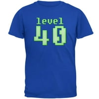 Gamer Milestone Nivo rođendana Muška meka majica Royal LG