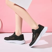 Leisure ženska čipkosta mekane jedine udobne cipele na otvorenom mrežice cipele koje rade modne sportove
