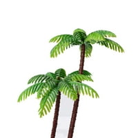 Grafts Decor Minijaturni DIY pejzažni lažni postrojenja Simulacija Bonsai Coconut Palm Tree