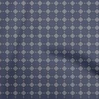 Onuone baršunaste plave tkanine geometrijske haljine materijal tkanina za ispis tkanina sa dvorištem širom