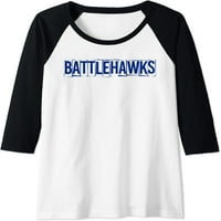 Battlehawks St. Louis Fudbalska vrata prtljažnika Raglan bejzbol tee