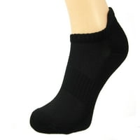 Gležanj, jastuk, 6-pakovanje, pomaže u borbi protiv smrdljivih stopa, čarapa za muškarce, žene, crno,