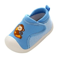 Entyinea Thiddler cipele za dječake platnene patike za dijete Anti-klizanje Prvi šetači plavi 16
