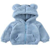 Toddler fleece jakna duhovi za bebe dječake Djevojke jesen zimski debeli topli džemper