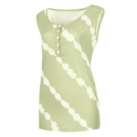 Majice za žene Trendy Striped Blok u boji Tie-dye vrhovi treninga Ženski bluze i vrhovi Dressy Ležerne