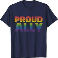 Tree Ponosan sa Ally s duginom zastava za Mješac LGBT ponosa