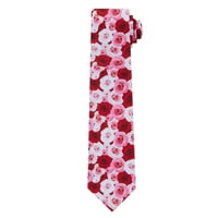 Jacob Alexander Muški sretan Valentinovo zaljubljene cvjetne ruže Cvijeće Dizajn Regular Duljina kravata