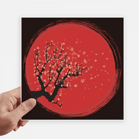 Japan Kultura Crvena Bijela Sakura Art uzorak naljepnice Oznake zidne slike Laptop naljepnica Samoljepljenje