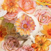 Jiaroswwei ukras naljepnica Vodootporna 3D cvjeta za cvijeće Scrapbook naljepnica Naljepnica za naljepnice