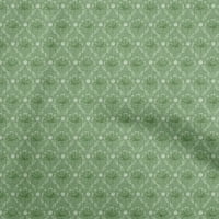 Onuone viskoza šifon svijetlo zelene tkanine blok tkanina za šivanje tiskane ploče od strane dvorišta