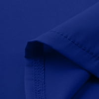 Ženski fenjer dugih rukava Dnevno casual pune rukav ruffle v-izrez Tunic Bluza Čvrsta boja plus veličina