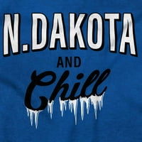 Sjeverna Dakota smiješna Midwest zima ND ženska majica Dame Tee Brisco Brends 3x