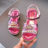 Fattazi djevojke sandale ravne biserne dječje cipele velike djece cipele za plažu djevojke princeze
