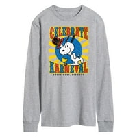Kikiriki - Snoopy slavi Karneval - muške majice dugih rukava