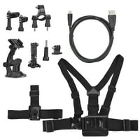 Kit Sport Motion Prijenosni plastični akcijski alat za alat za kameru za heroja 4 3+ crna