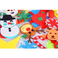 Felt Christmas Drvo set plus Tic-Tac-TOE Igra Xmas zidni ukrasi Dječji cratni setovi za djecu sa ukrasima