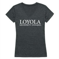 Republika 529-333-HCH- Looyola univerzitet u Chicagu ženska institucionalna majica, Heather Carkoal