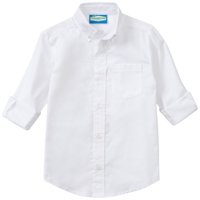 Školske uniforme u učionici Mali dječji dugi rukavi Oxford majica 57671, 6, bijela
