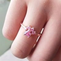 Slatka mačja šapa podesivi prstenovi za žene romantične životinjske kandže vjenčani prstenovi