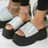 DMQupv s za žene sandale veličine glamurozne ljetne platforme slajd sandale slatke žene sandale sandale