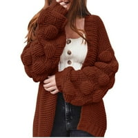 Dukseri za žene Ženske pulover džemper bat rukava od rukava košulja Turtleneck džemper casual topla