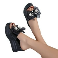 Sandale za plažu na nožnim prstima Rimska otvorena cipela Modni ljetni klinovi Papuče ženske ženske