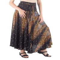 Merqwadd ženski dugi boemski stil ciganski boho hipi suknja