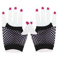Zimske rukavice, dame djevojke kratke mreže 80-ih stilske ribnice rukavice HAN noćne rukavice