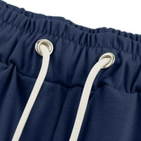 Yubatuo kratke hlače za žene modne elastične pojaseve džepove čvrste boje casual sportske kratke hlače